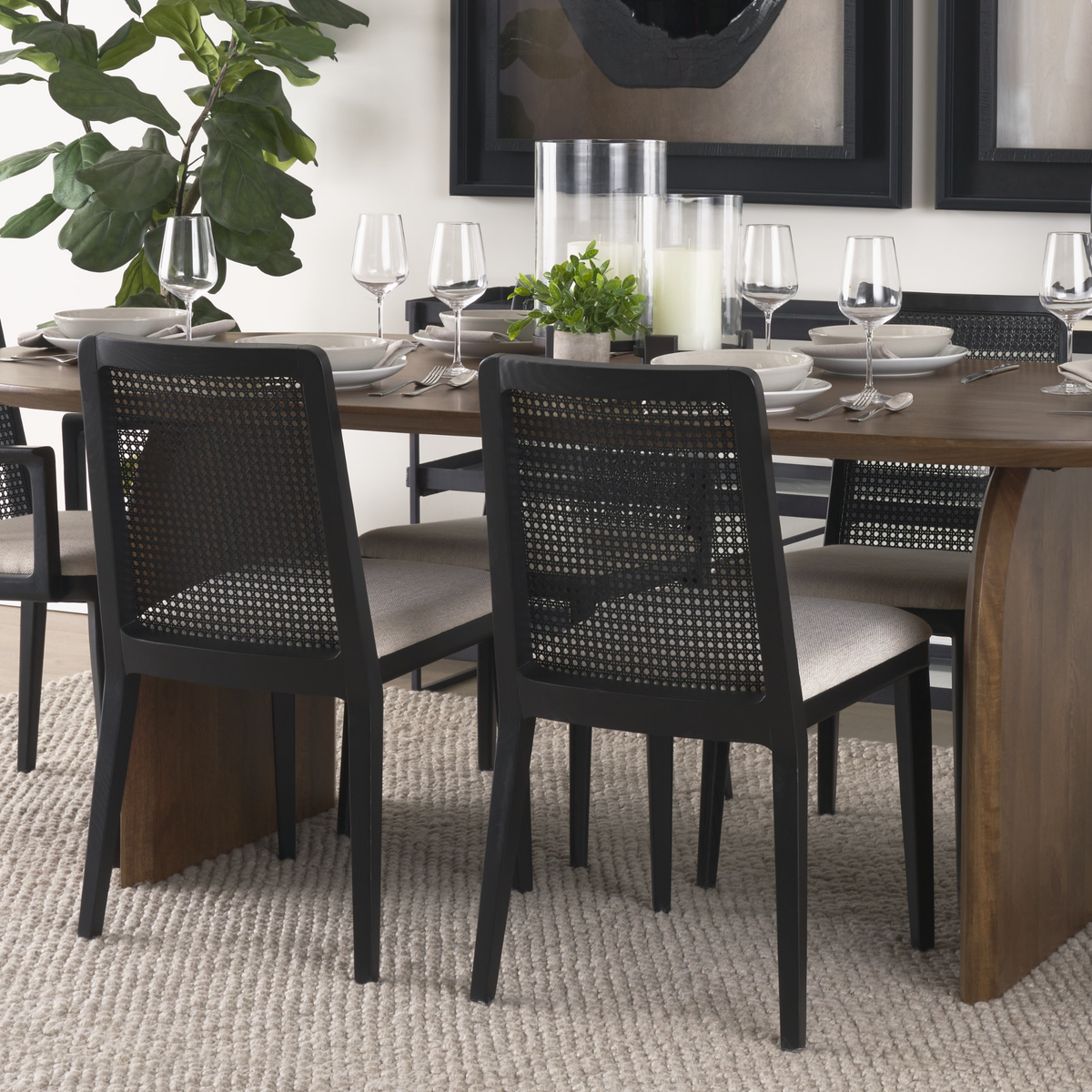 Clara Cane Back Dining Chair [Set of 2]