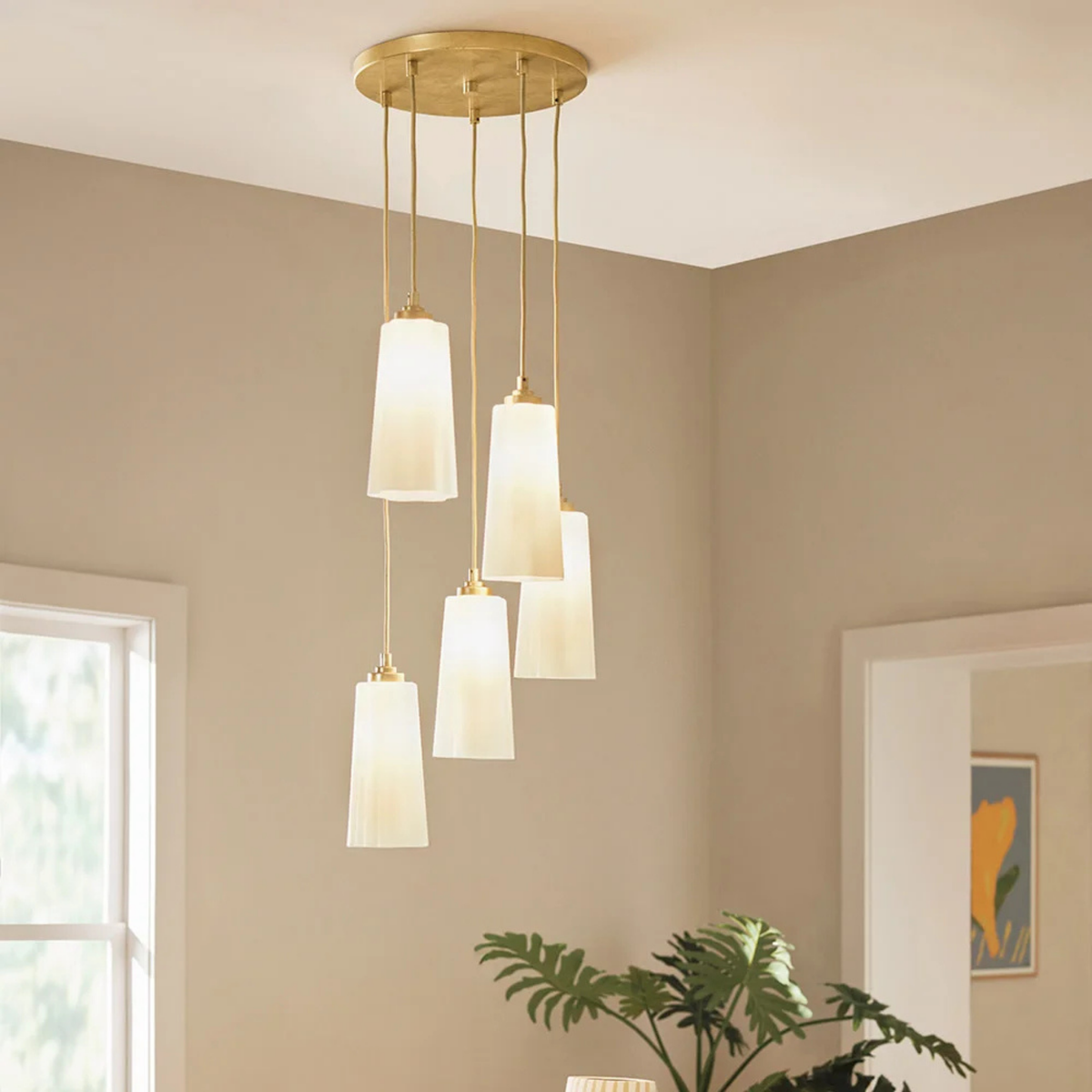 Honey Multi-Drop Chandelier