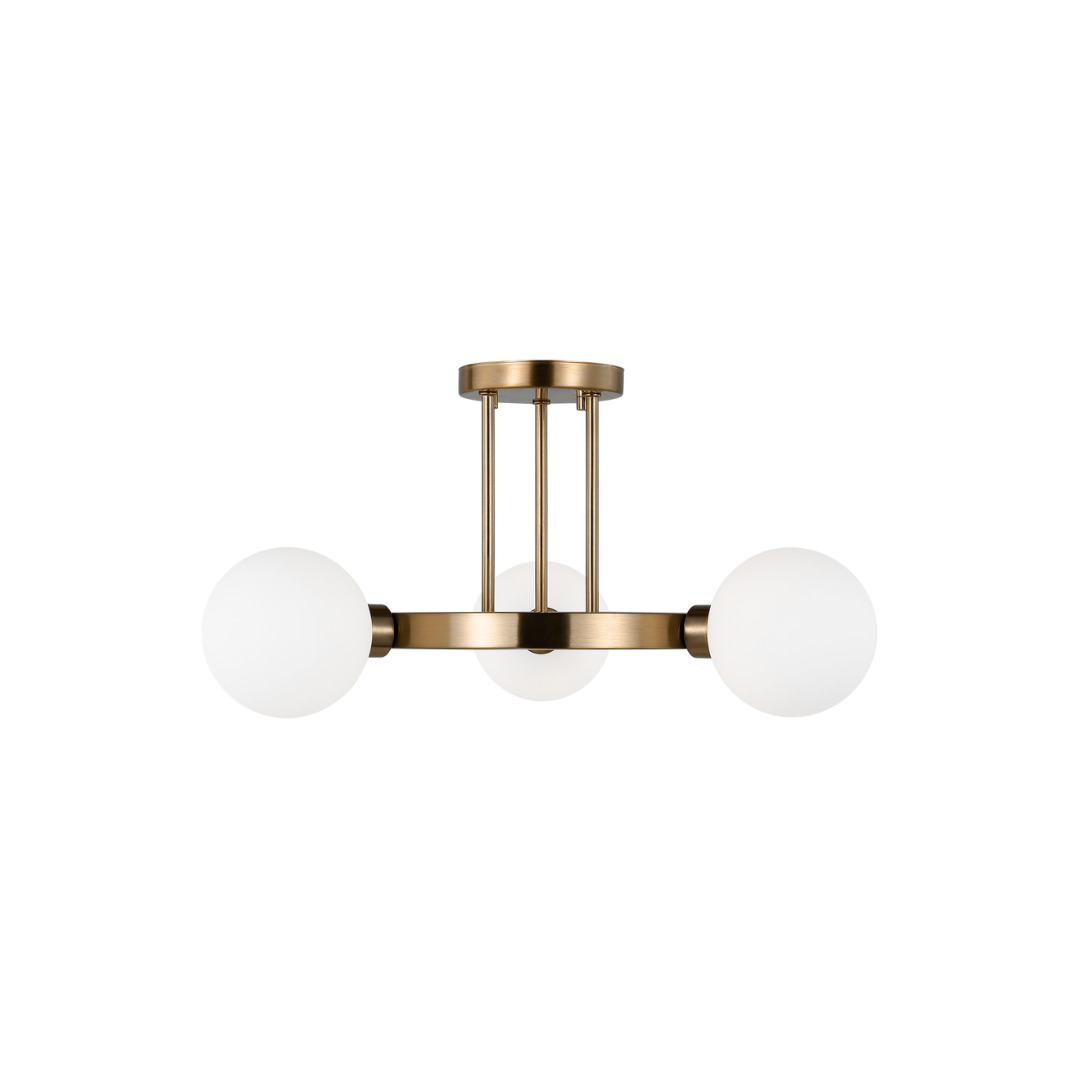 Clybourn 3-Light Semi-Flush Mount