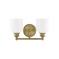 Melrose 2-Light Bathroom Vanity Light