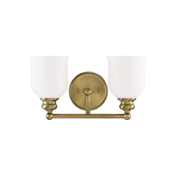 Melrose 2-Light Bathroom Vanity Light