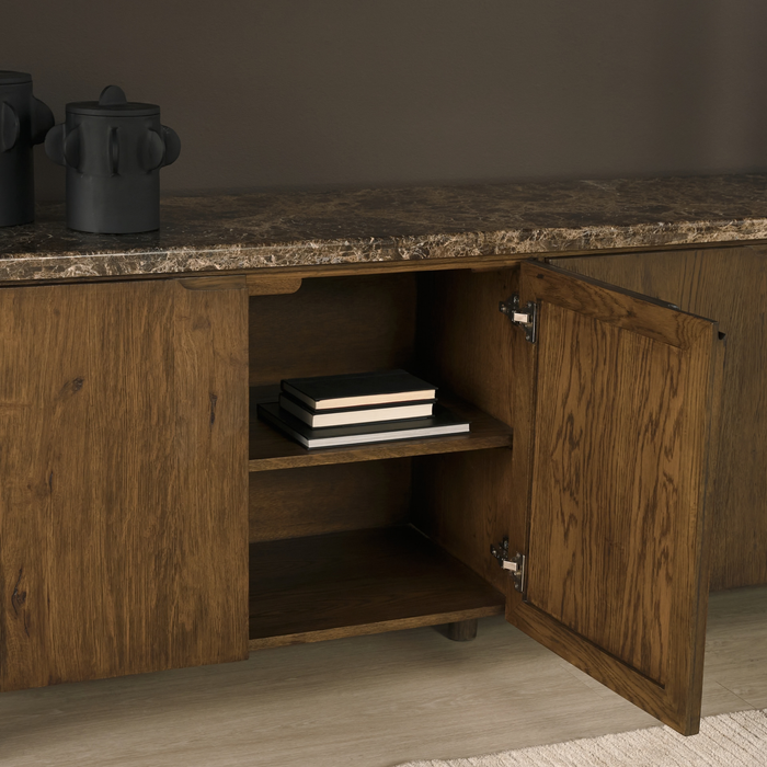 Kendrix Sideboard /w Cappuccino Marble