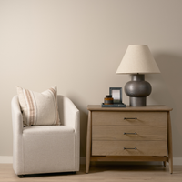 Hollis 3-Drawer Nightstand