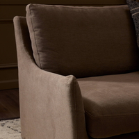 Monette Slipcover Corner Sectional [in Broadway Coffee]