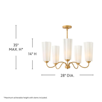 Honey 28" Chandelier