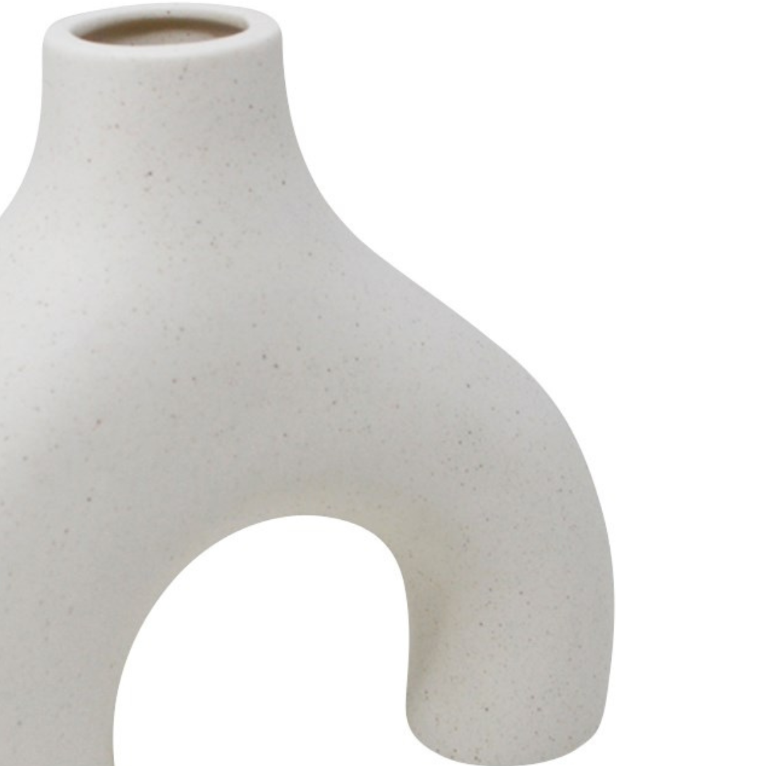 Aarhus Vase - White Ceramic