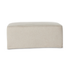 Della Slipcover Ottoman
