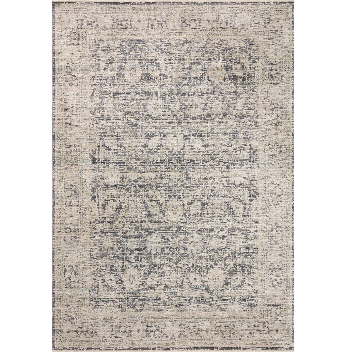Alie (Amber Lewis × Loloi) ALE-05 Rug [Charcoal/Beige]