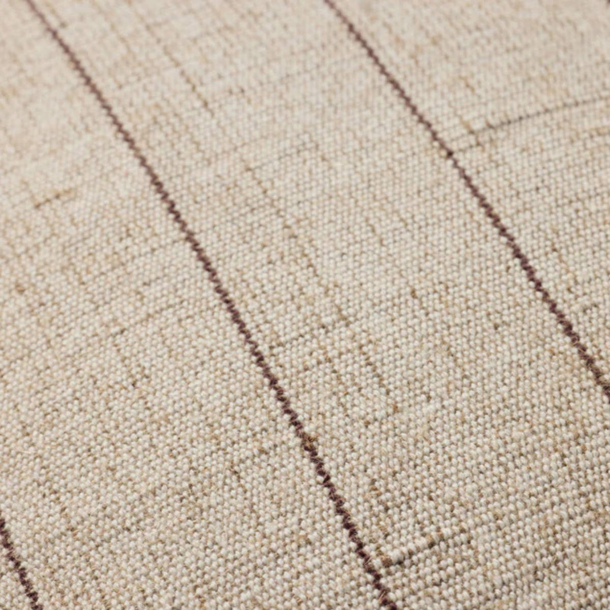 Keisha (Amber Lewis × Loloi) Natural/Brown Pillow 18" x 18"
