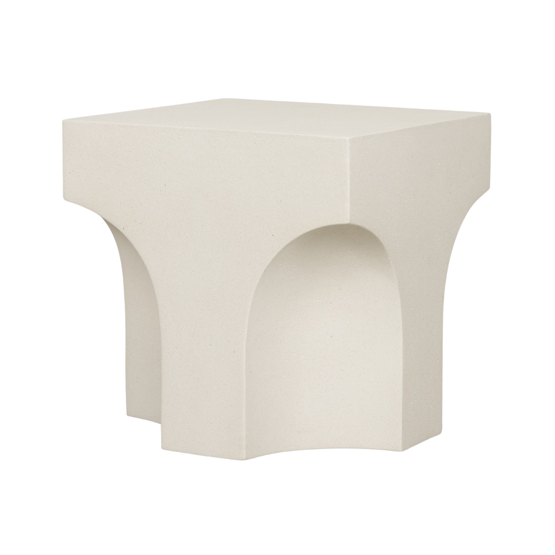 Bunda Sculptural Concrete Accent Table