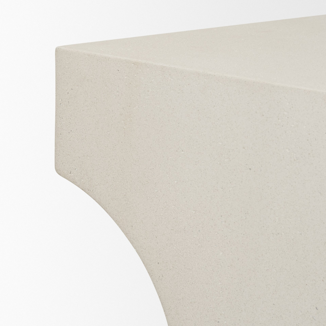 Bunda Sculptural Concrete Accent Table