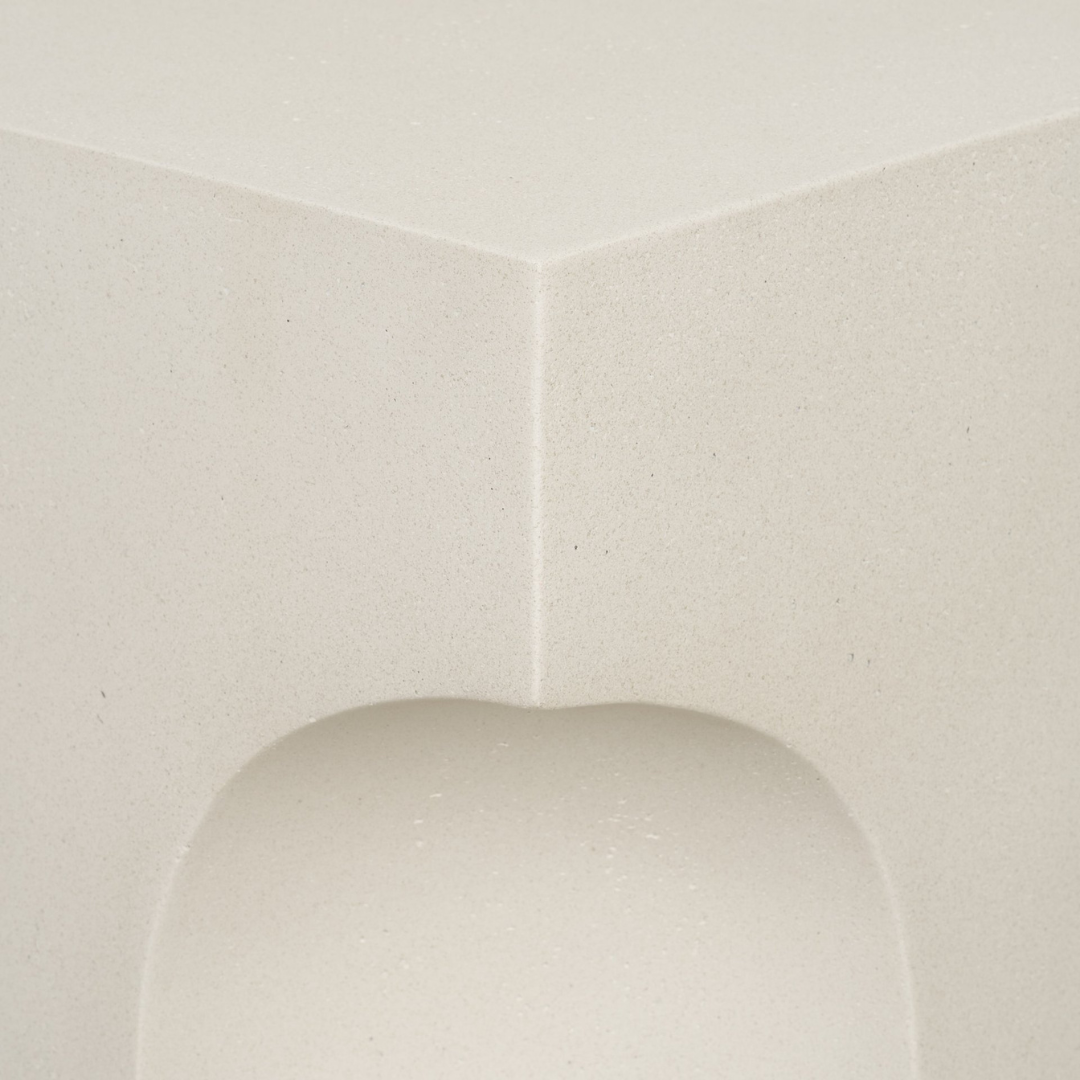 Bunda Sculptural Concrete Accent Table