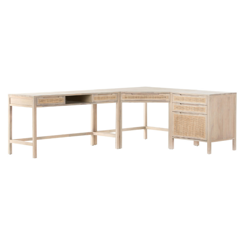 Camilla Desk System + Filing Cabinet