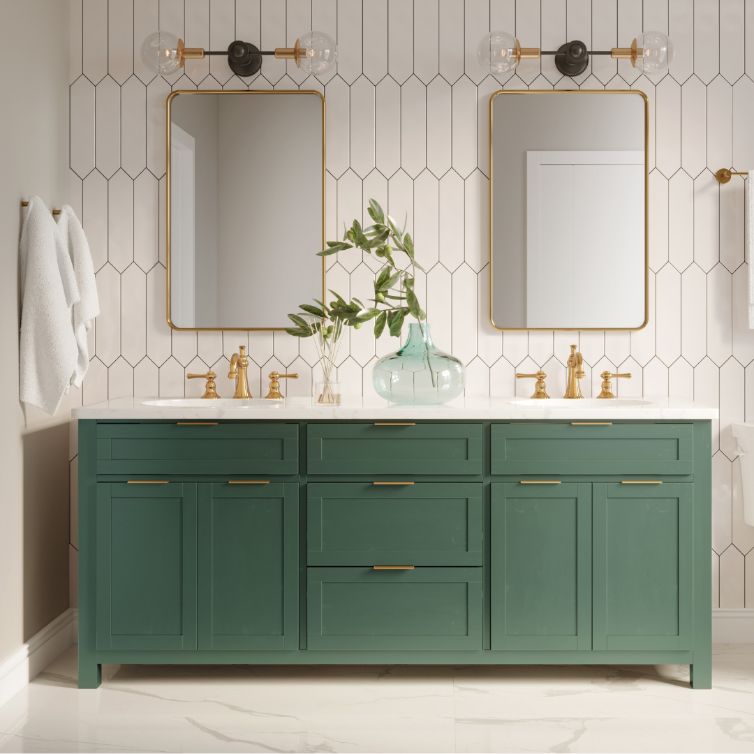 Tradition B72 8" C-C Satin Brass Lavatory Faucet [Drain Included]