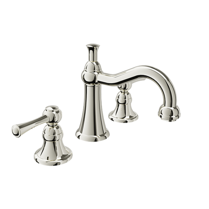 Tradition B72 8" C-C Polished Nickel Lavatory Faucet [Drain Included]