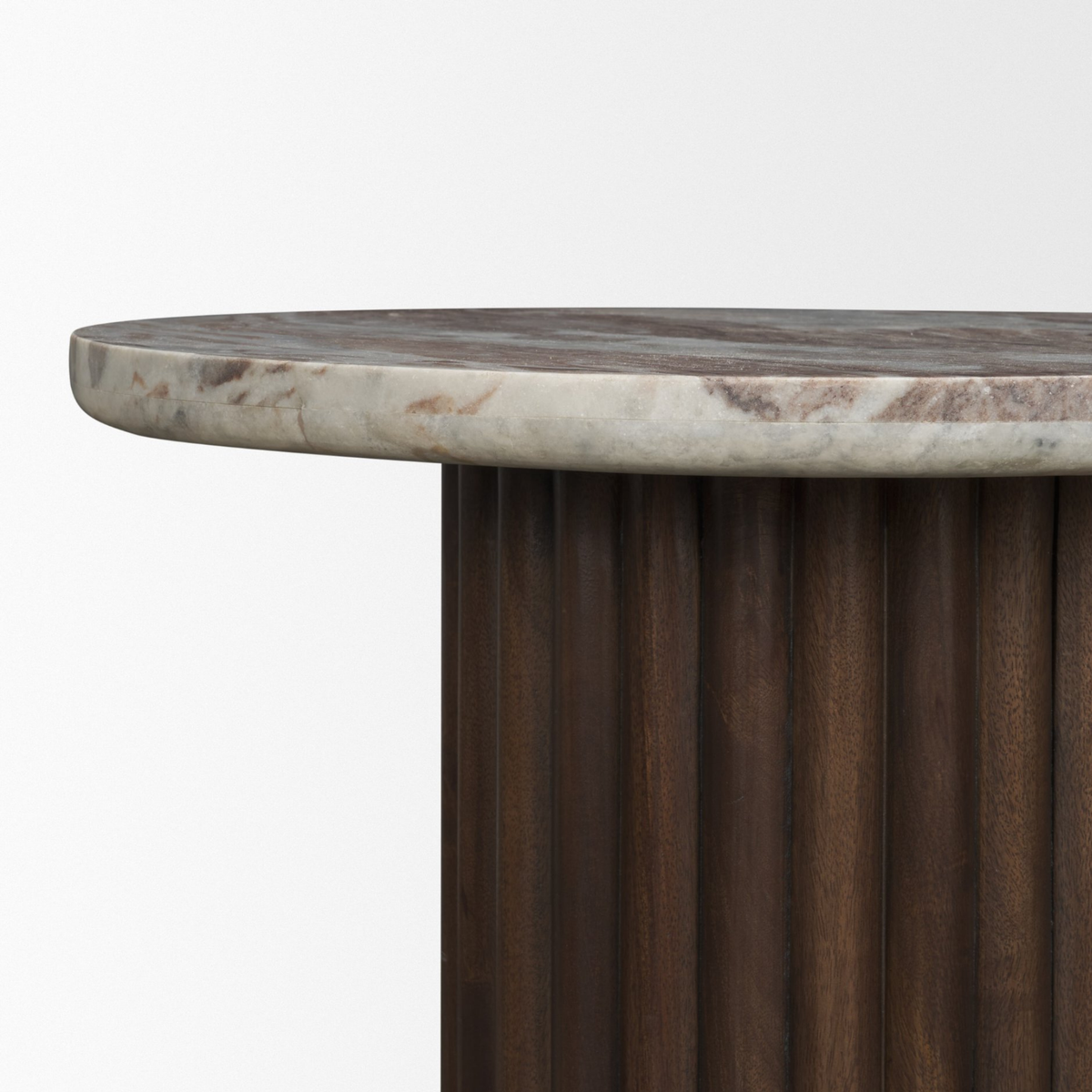 Marbrello Pink Marble Side Table