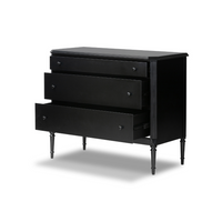 Leander 3-Drawer Metal Dresser