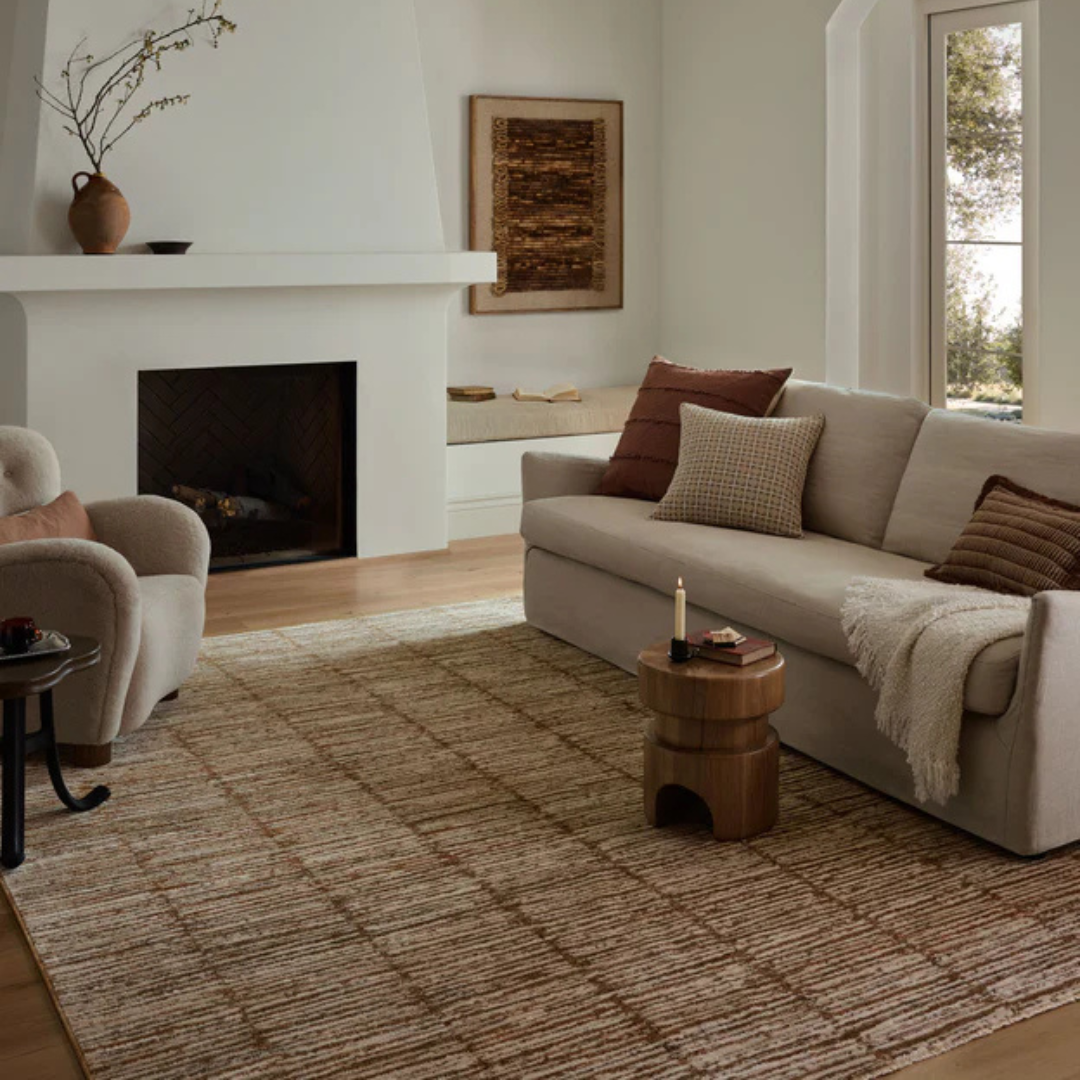 Nellie NEL-01 Rug [Terracotta/Ivory]