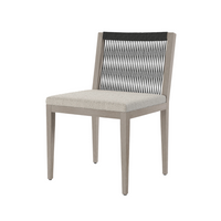 Shay Outdoor Dining Chair - Weathered Grey