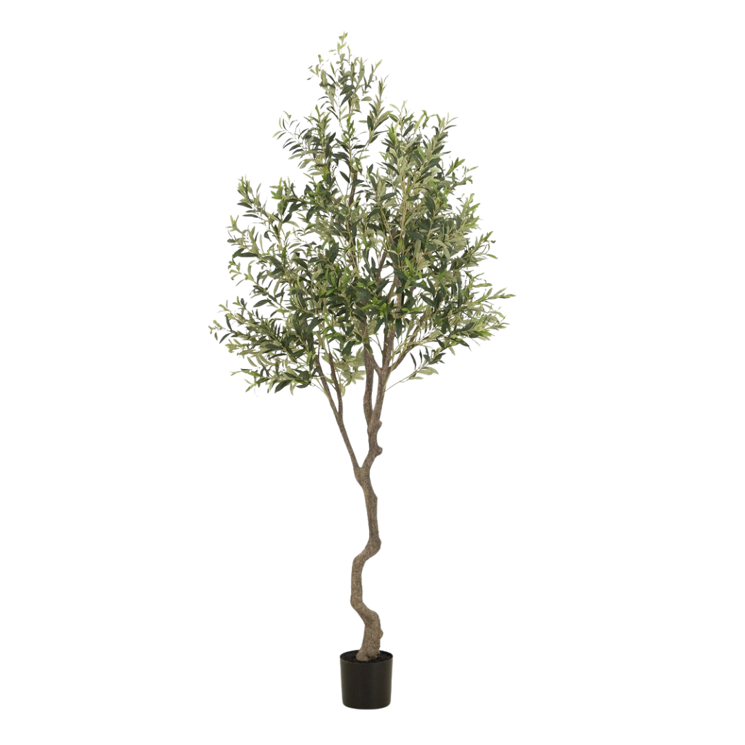 94" Faux Olive Tree
