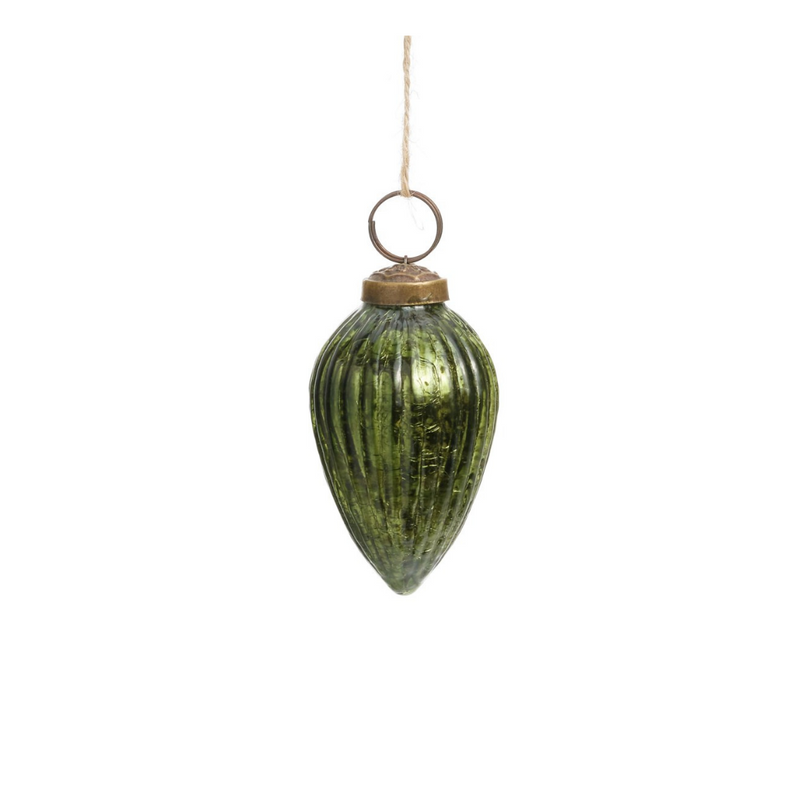 Green Glass Ornament