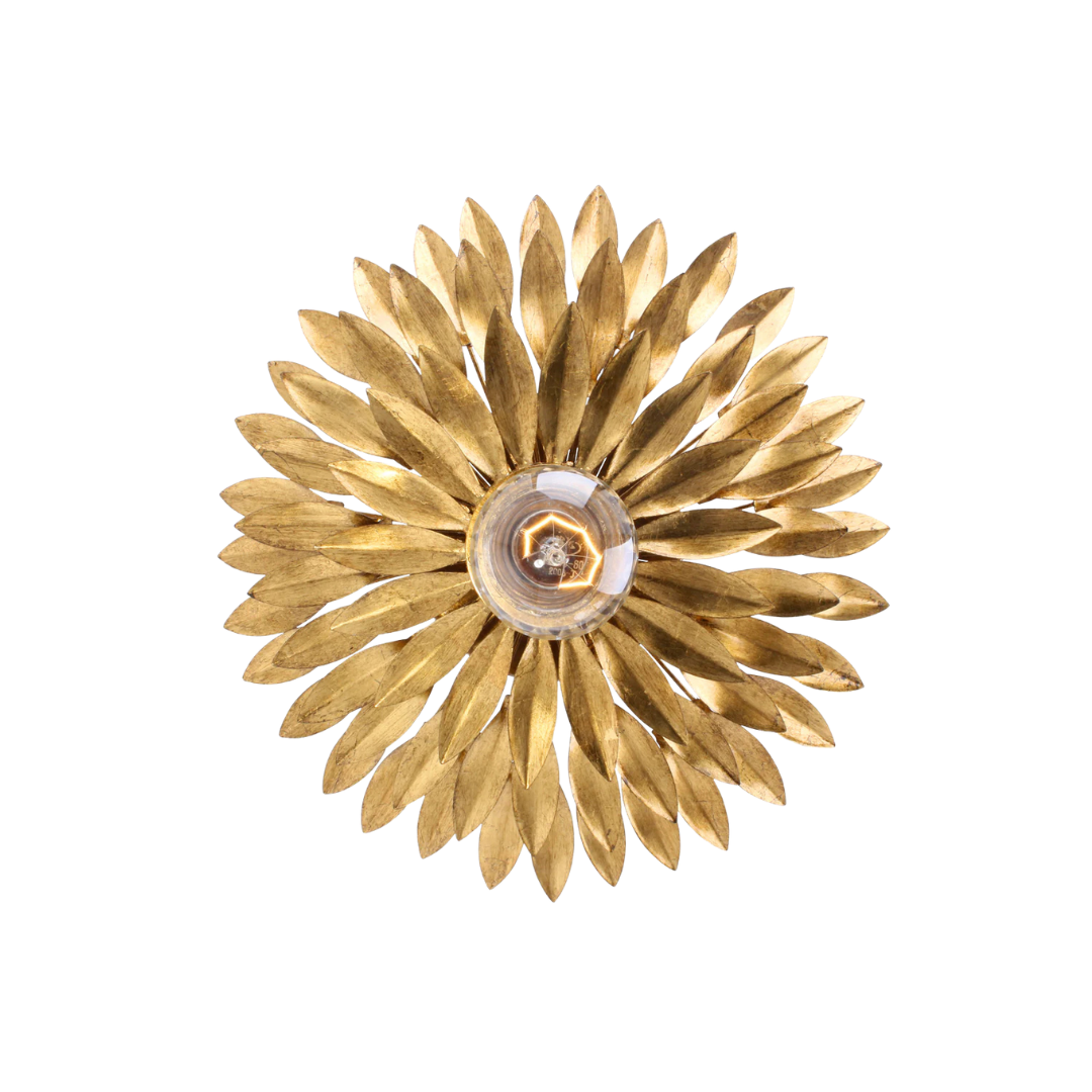 Broche 1-Light Florette Sconce