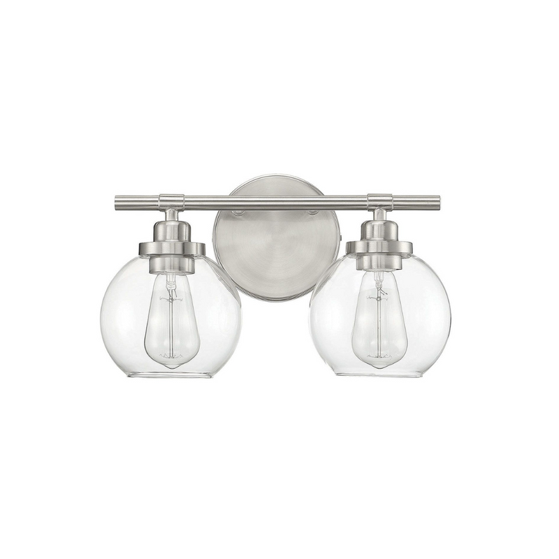 Carson 2-Light Bathroom Vanity Light