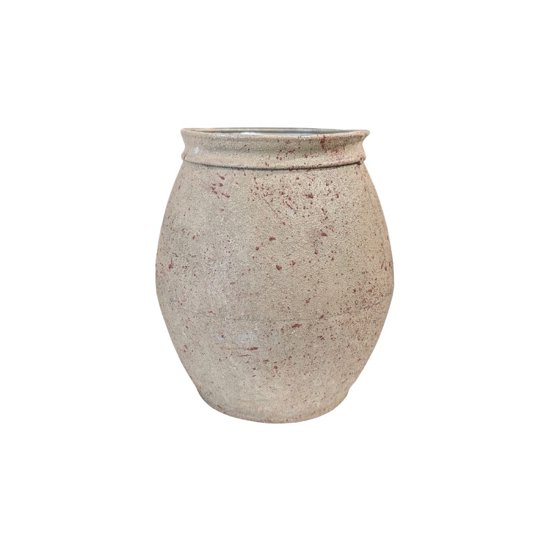 Textured 7" Tin Vase