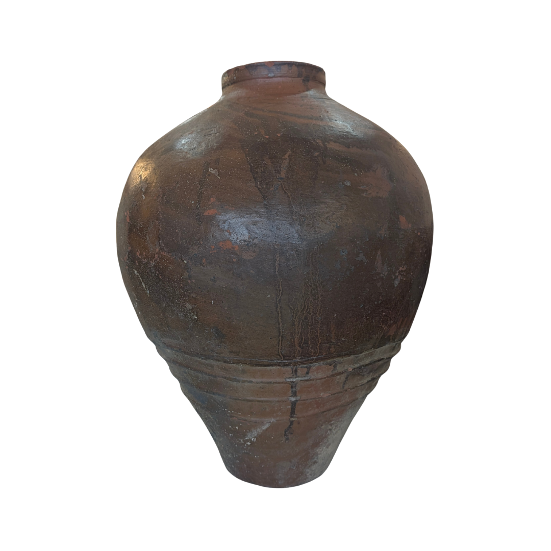Antique Handcrafted Large Clay Pot