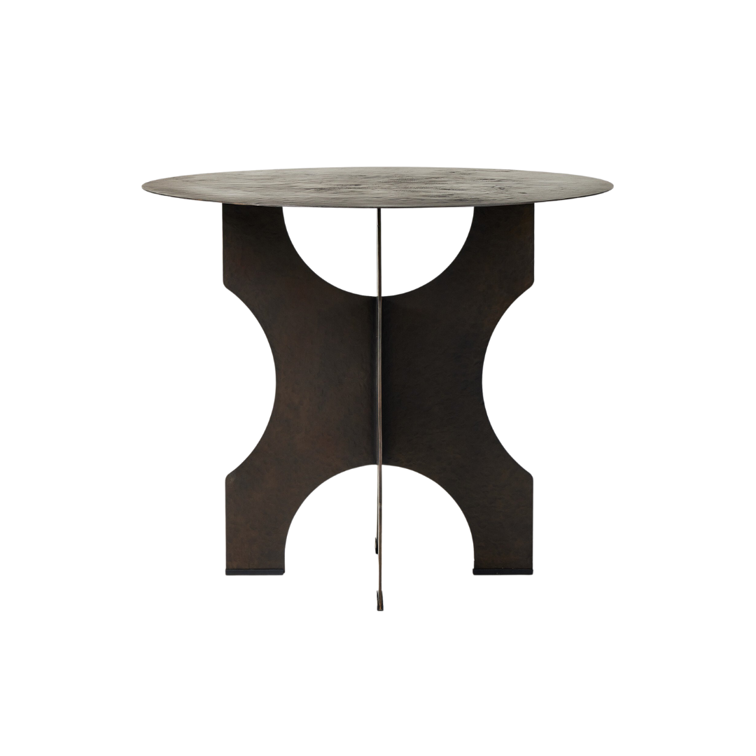 Roderick Solid Iron End Table