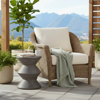 Concrete Inverted Side Table