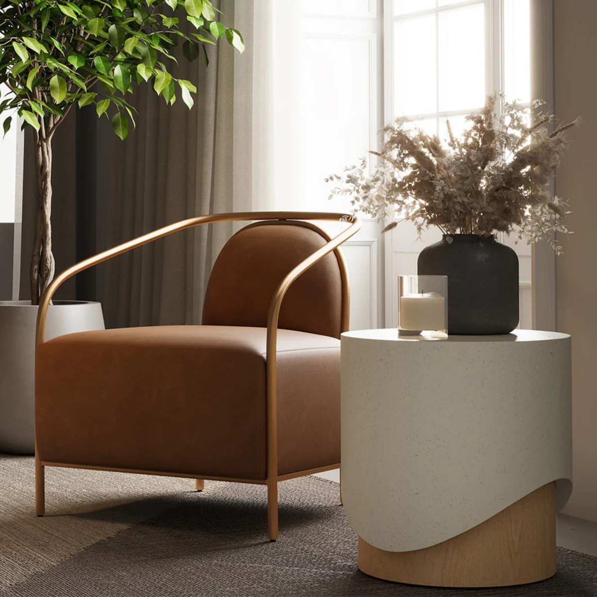 Priam End Table
