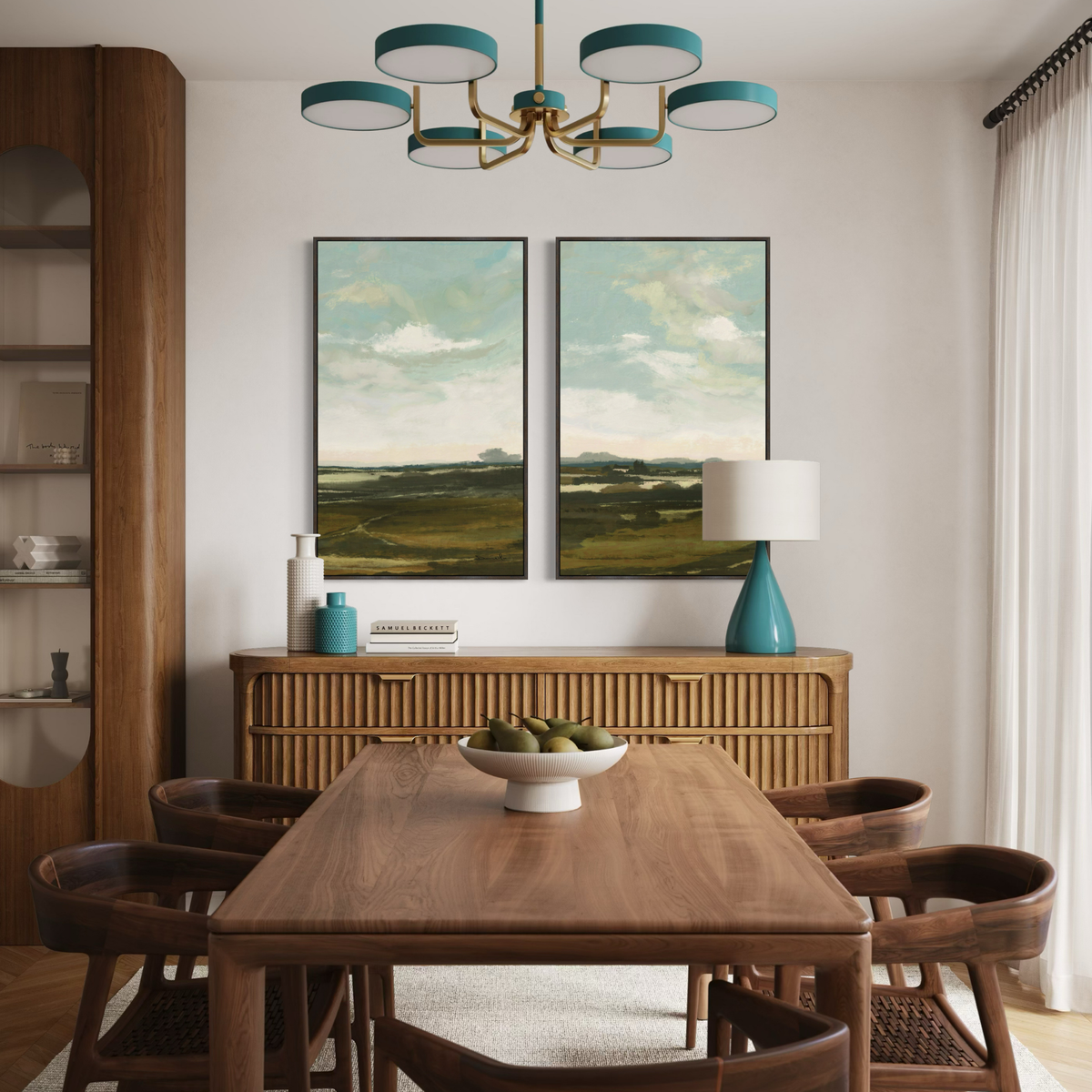 Landscape II Framed Canvas [31" x 49"]
