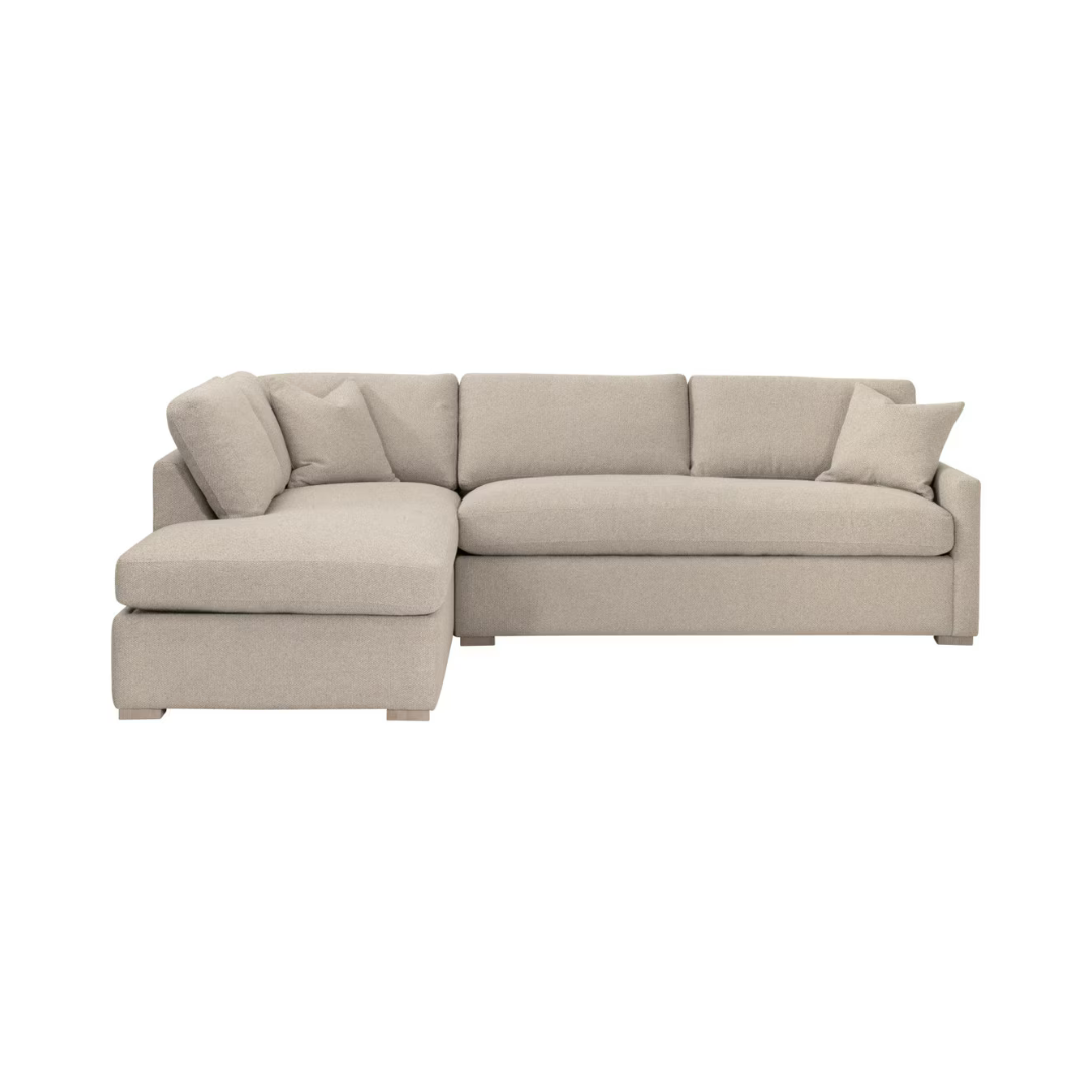Calypso 112" Slim Arm Sleeper Sectional (Queen)