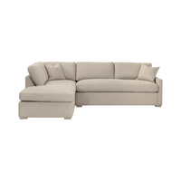 Calypso 112" Slim Arm Sleeper Sectional (Queen)