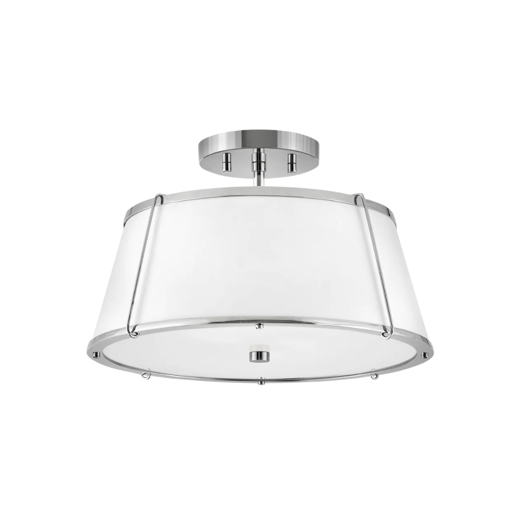 Clarke 15" Semi-Flush Mount