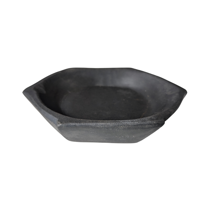 Black Marble Vintage Bowl
