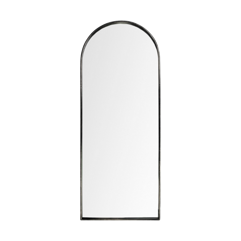 Agnes Tall Black Arched Mirror