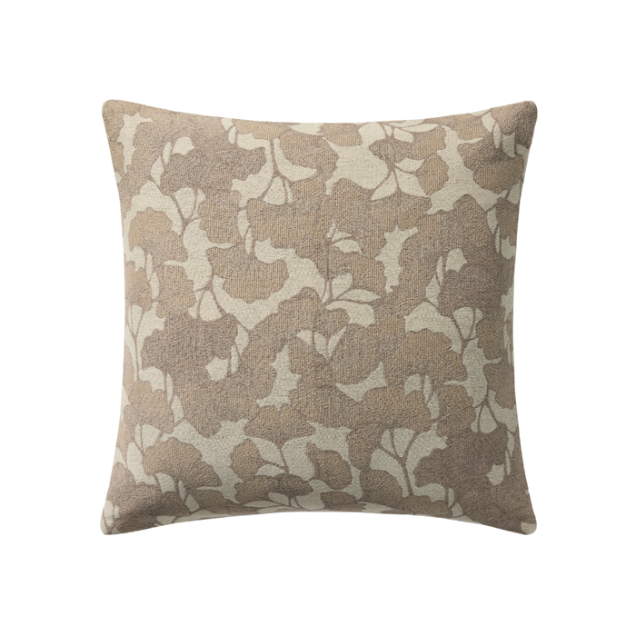 Sylva Pillow Cover [20" x 20" - Fawn Ivory/Silver]