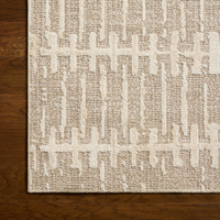 Bexley (Amber Lewis × Loloi) BEX-02 Rug [Taupe/Natural]