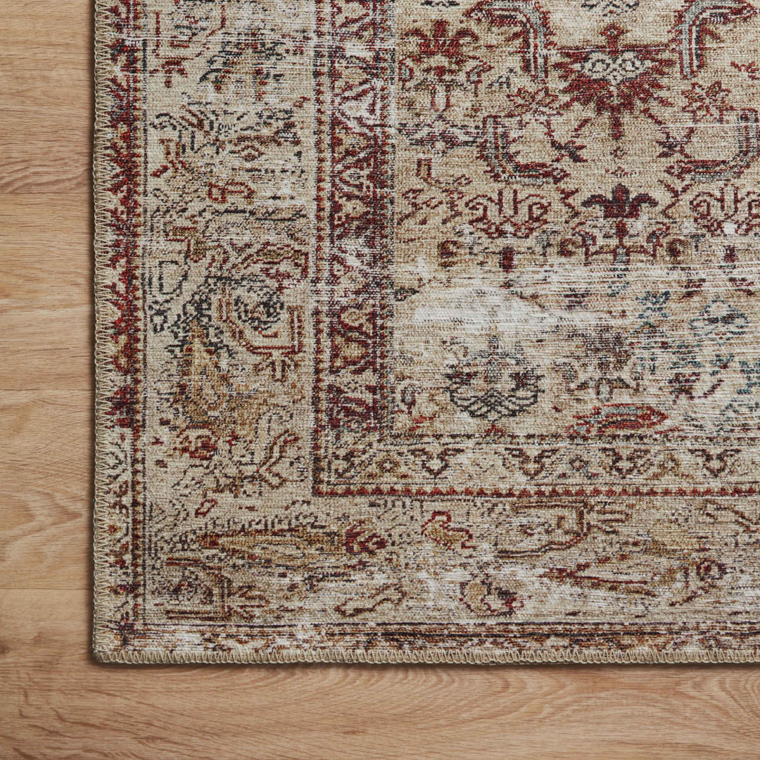 Georgie (Amber Lewis × Loloi) GER-04 Rug [Teal/Antique]