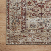 Georgie (Amber Lewis × Loloi) GER-04 Rug [Teal/Antique]