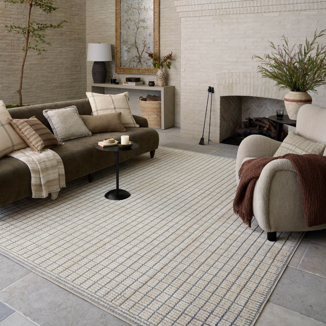 Bexley (Amber Lewis × Loloi) BEX-04 Rug [Slate/Natural]