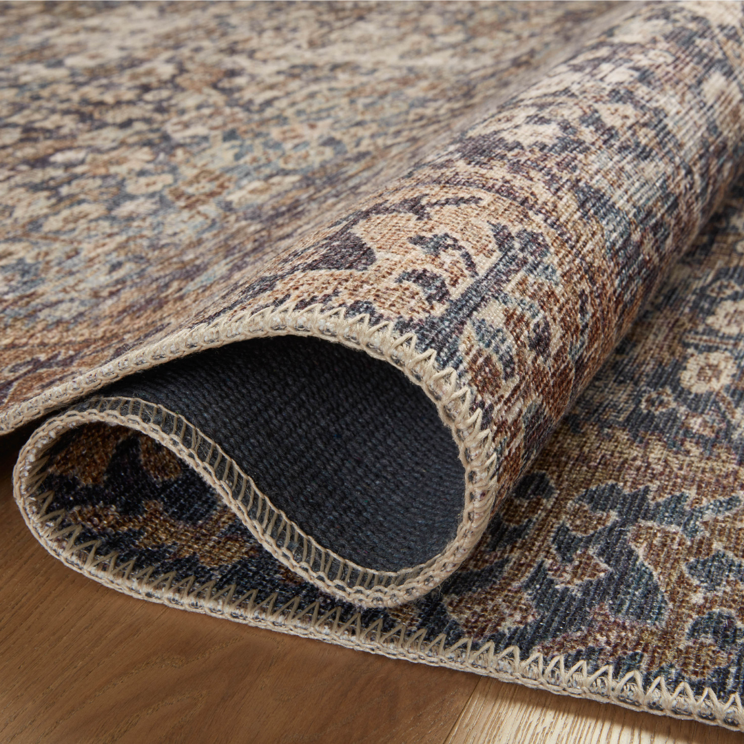 Georgie (Amber Lewis × Loloi) GER-05 Rug [Denim/Spice]