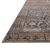 Georgie (Amber Lewis × Loloi) GER-05 Rug [Denim/Spice]