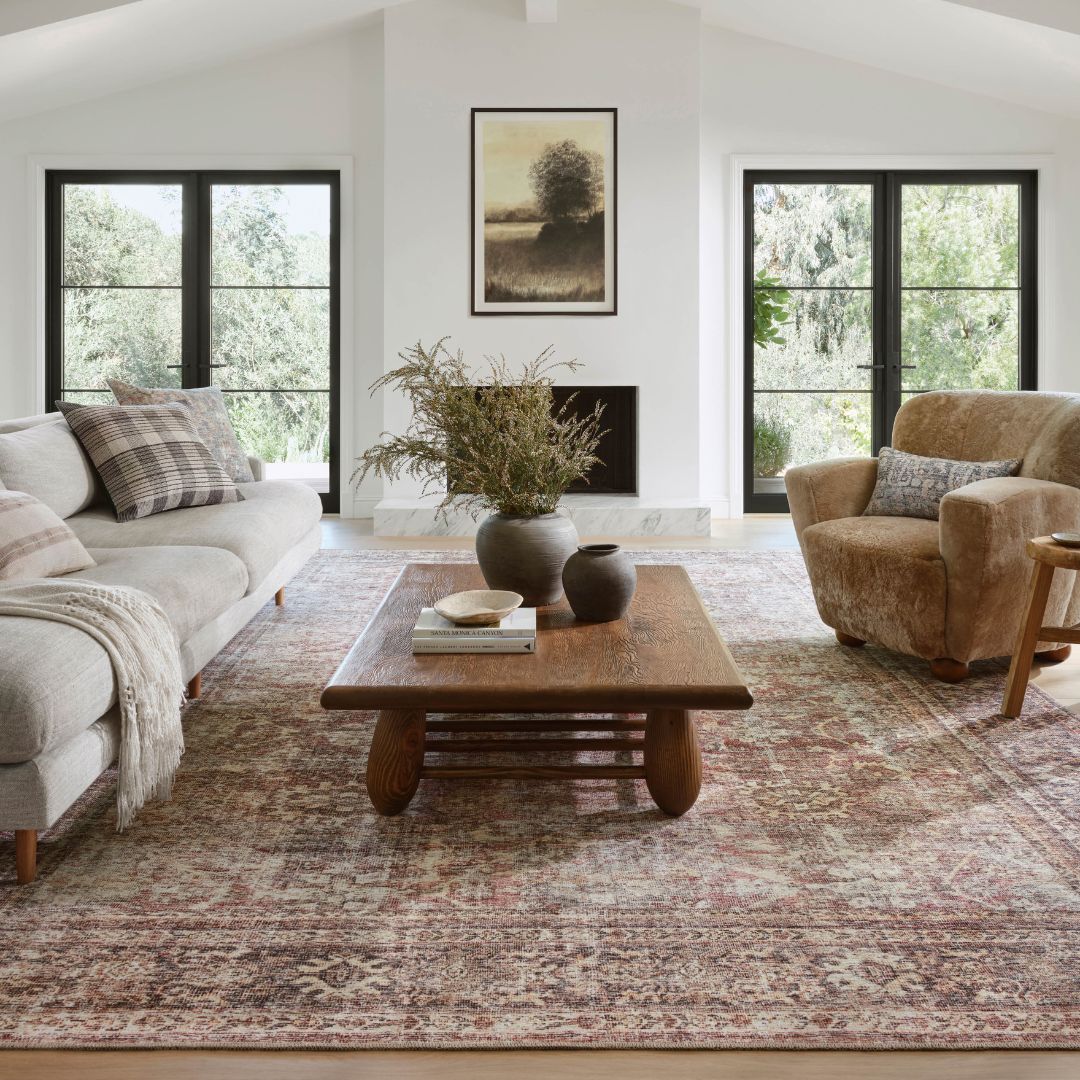 Georgie (Amber Lewis × Loloi) GER-06 Rug [Bordeaux/Antique]