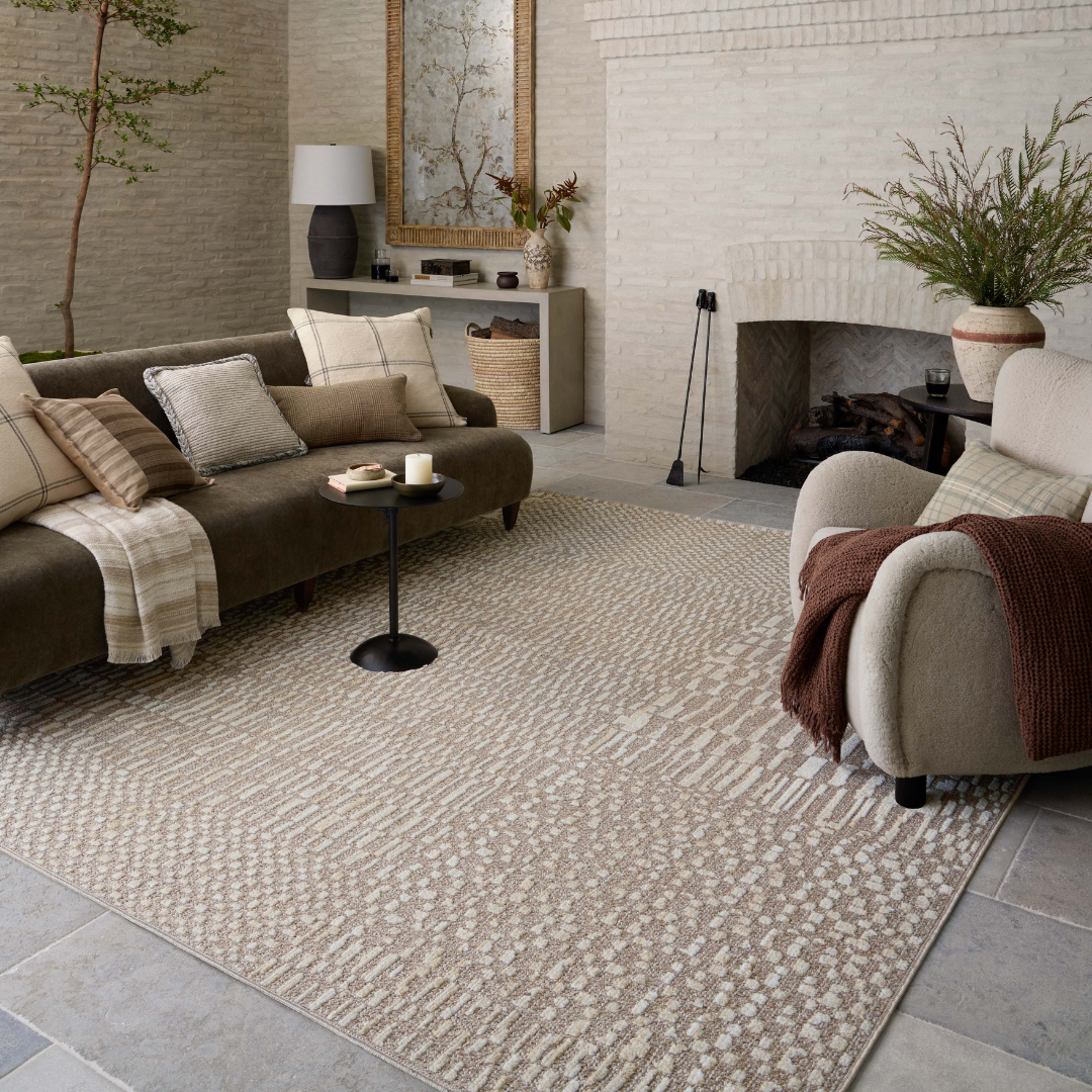 Bexley (Amber Lewis × Loloi) BEX-01 Rug [Natural/Birch]
