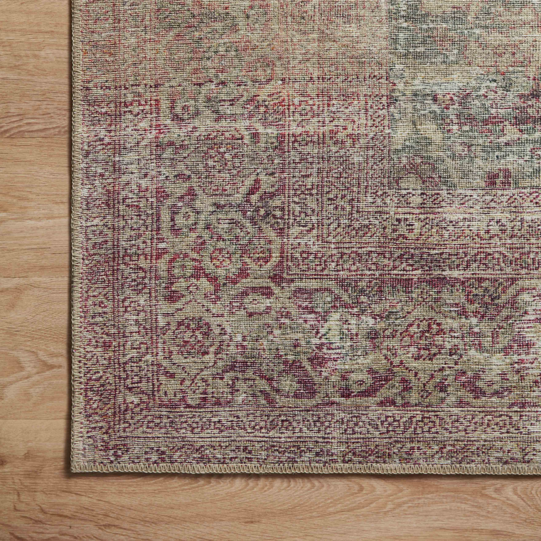 Georgie (Amber Lewis × Loloi) GER-03 Rug [Jade/Sunset]