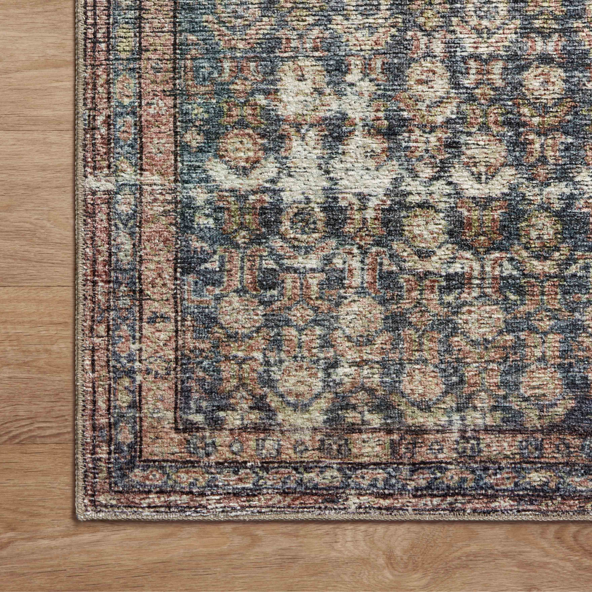 Billie (Amber Lewis × Loloi) BIL-02 Rug [Ocean/Brick]