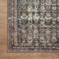 Billie (Amber Lewis × Loloi) BIL-02 Rug [Ocean/Brick]